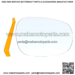 Heated Passenger Side Mirror Glass for 2-Pin Connector - Without Auto Dimming - Compatible with 2008-2013 BMW 320i, 323i, 325i, 328i, 335d, 335i, 335i xDrive, 335is, 125i, 128i, 135i - Replaces 51167252894