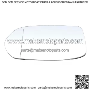 Non-Heated Driver Side Mirror Glass with Backing Plate - Flat Exterior Side View - Compatible with 2012-2016 Honda CR-V and 2016-2018 HR-V