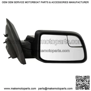 Power Heated Mirror Assembly with Puddle Light, Paint to Match, Compatible with 2011 Ford Edge (From 2-08-11 Production Date), 2012-2014 Edge Passenger Side