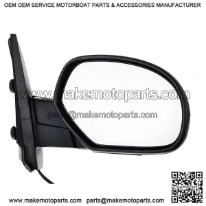 Right Side View Mirror Replacement, Power Heated, Manual Fold, Fit for 2007-2013 Chevy Silverado 1500 2500 HD 3500 HD, GMC Sierra 1500 2500 HD, GMC Yukon/Yukon XL 1500