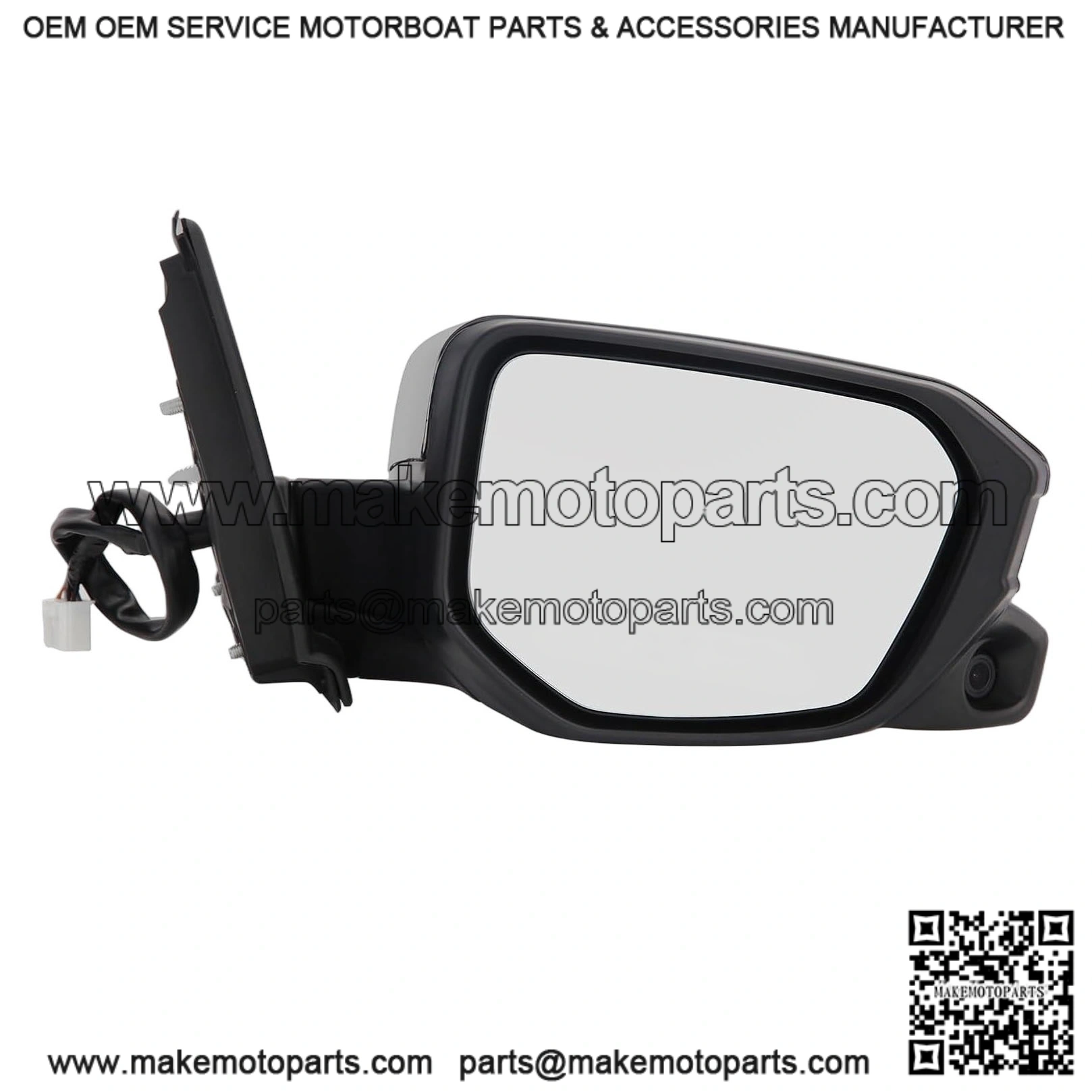 Passenger Side View Mirror Compatible with 2016-2021 Honda Civic, Power Heated with Camera