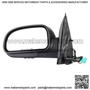 Driver Side Mirror Compatible with 2002-2009 Chevy Trailblazer, 2002-2006 GMC Envoy, Manual Folding, Heated, Power Adjustment