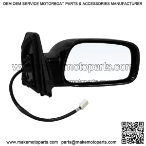Right Passenger Side Power Door Mirror Compatible with Toyota Corolla 2003-2008, Non-Heated, Non-Folding, Black Outside Rear View Mirror, Replace # 8791002380