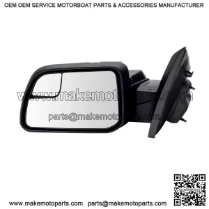 Driver Side Mirror Assembly, Power Heated, Puddle Light, Paint to Match, Foldaway, Compatible with 2012-2014 Ford Edge, 2011 Edge (From 2-08-11 Production Date)