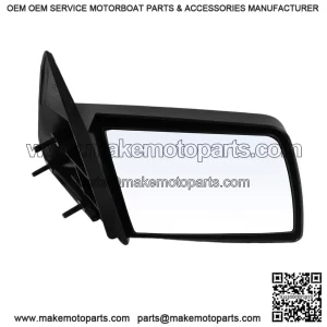 Passenger Side Manual Door Mirror Compatible with Chevrolet Tahoe, C1500/C2500/K1500/K2500 Suburban, Blazer, K1500/K2500/K3500 & GMC Yukon, K1500/K2500 Suburban/K3500 & Cadillac Escalade