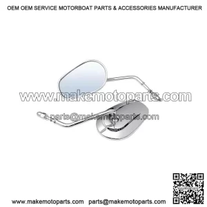 Side Mirrors ?C Chrome for Harley Davidson Sportster 1200 Custom XL1200C