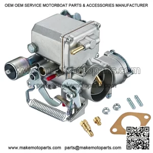 Carburetor 34 PICT-3 for VW Beetle Super Beetle 1971-1979 Dual Port 1600cc Engine 113129031K