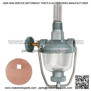 Fuel Sediment Bowl with Shut Off Valve for Ford Tractor 2N 8N 9N NAA - Replaces 2N9155B NAA9155