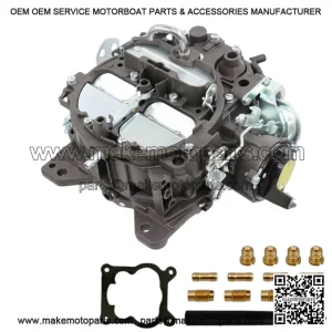 Marine Carburetor 4 BBL with Electric Choke for 5.7L 350 Mercruiser Engines
