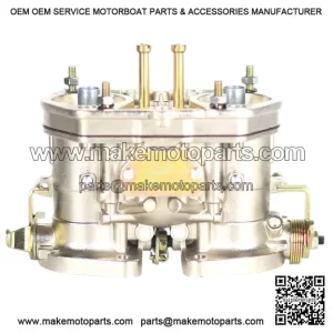 40IDF Chrome Alcohol Carburetor for Volkswagen Bug, Beetle, Fiat, Porsche - Weber Style