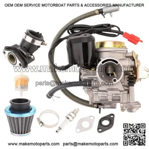 PD18J Carburetor for GY6 50cc 100cc 139QMB 139QMA Scooter (Jonway, Keihin Style)