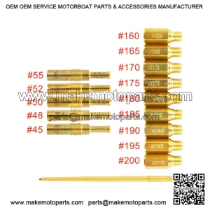Carburetor Main Pilot Slow Jet Needle for Honda CRF450R CRF450X Suzuki DRZ400 RMZ450