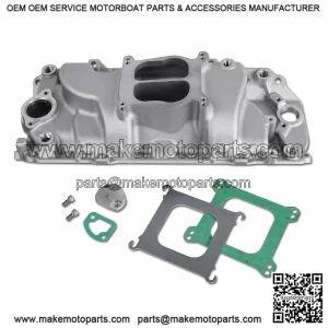 2161 53001 Intake Manifold ?C Aluminum Dual Plane Compatible with Chevy Big Block BBC 1965-2000 396 402 427 454 V8 Engine