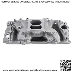 7561 53026 Air Gap Intake Manifold ?C Aluminum Dual Plane Compatible with Chevy Big Block BBC 1966-2000 396 402 427 454 6.5L 6.6L 7.0L 7.4L V8 Engine