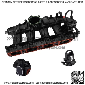 Intake Manifold Assembly with MAP Sensor for Audi A4/A4 Quattro 2009-2016, A5/A5 Quattro 2010-2014, A6/A6 Quattro 2012-2016, Q5 2011-2012 ?C L4 2.0L ?C Replaces 06H133201AT, 06H133201AN