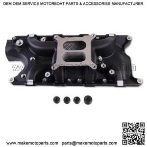 2121 8124 Intake Manifold ?C Aluminum Dual Plane Compatible with Ford Windsor Small Block SBF 1962-2001 260 289 302W V8 ?C Idle-6,500, DM-3212-N ?C Black