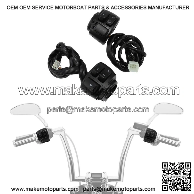 Handlebar Control Switches ?C Fit Harley Sportster Touring 1996-2013 & Dyna 96-11 - Image 2