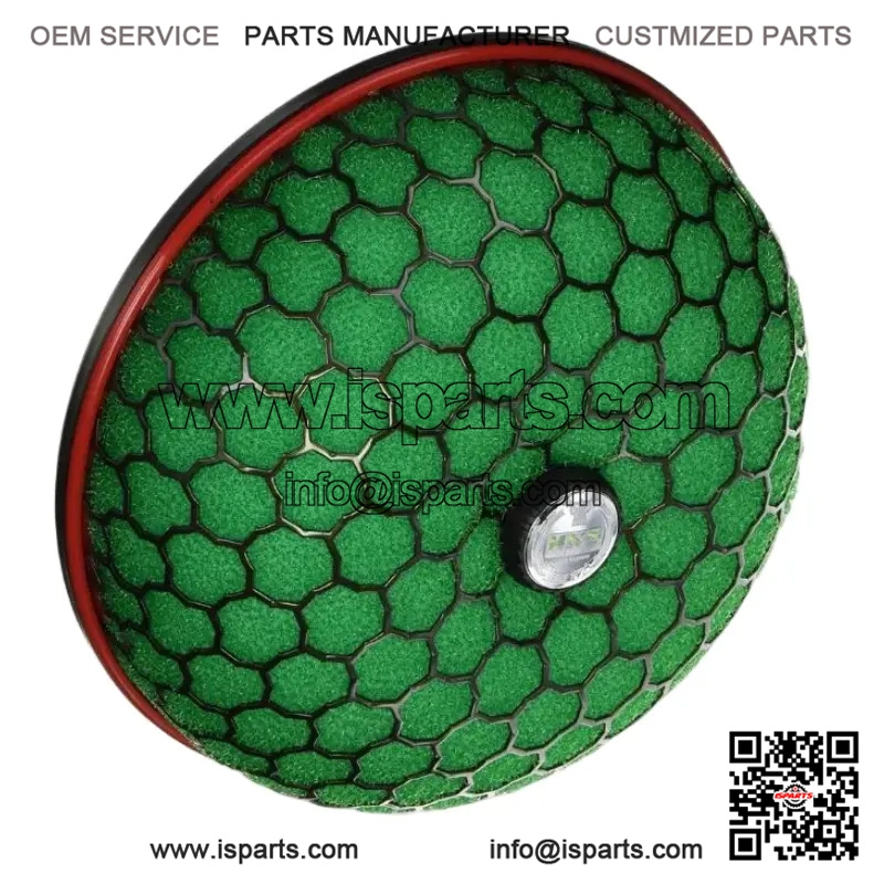 Super Air Power Flow 200mm Universal Air Filter Green 70019-AK106 (100mm/4)