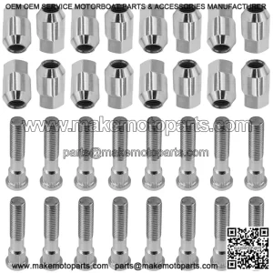Polaris RZR XP 1000 / RZR XP 4 1000 2014-2021 Front/Rear Wheel Lug Nuts & Bolts