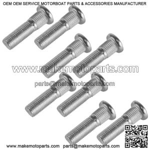 Honda Rancher 420 TRX420TE1 TRX420TM1 2014-25 QTY 8 Front Wheel Hub Stud Bolt