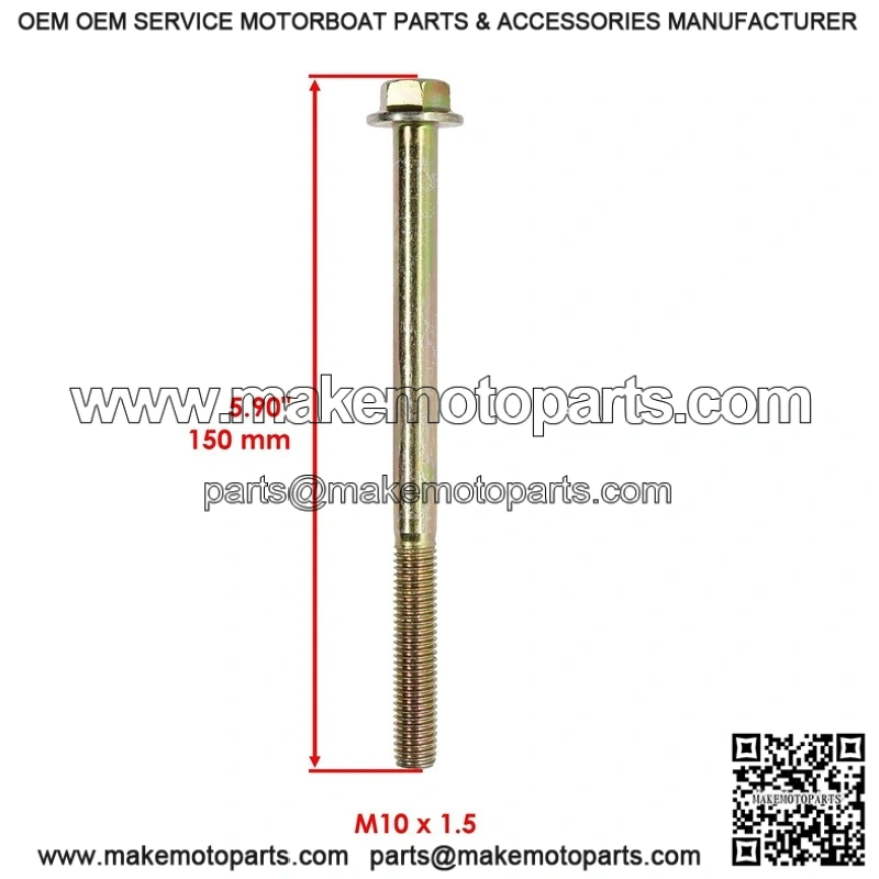 Polaris 7518467 7547313 x2 Rear Bearing Carrier Lower Bolt & Nut - Image 2