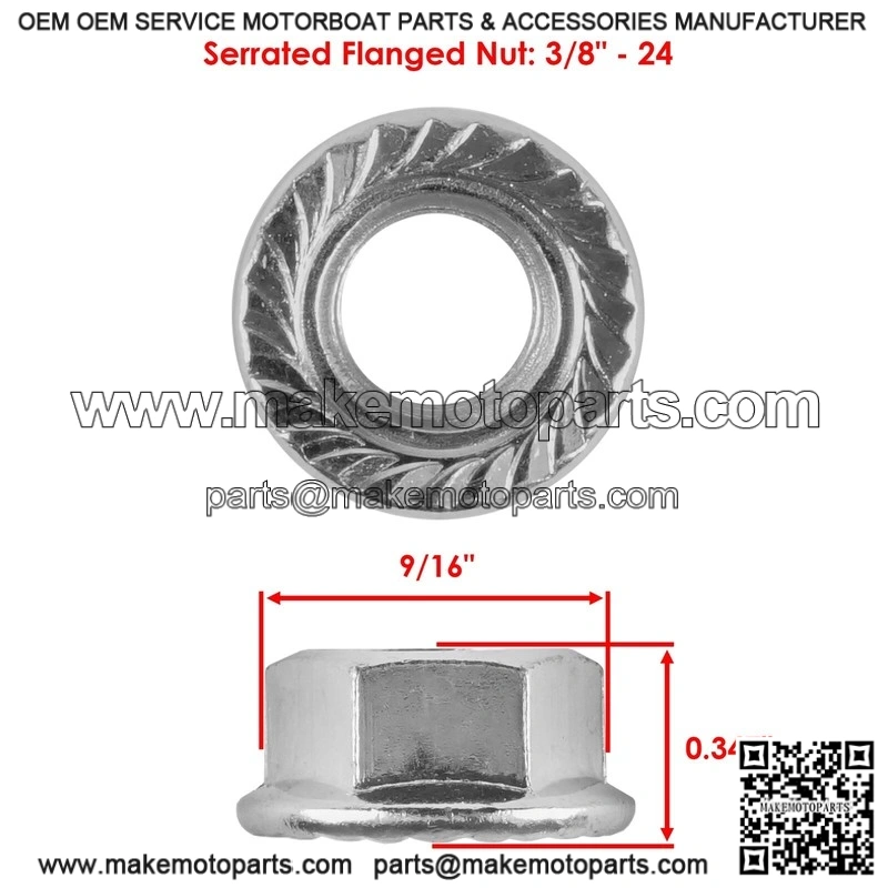 Polaris Magnum 325 2x4 4x4 2000-2001 3/8" 8x Front Rear Studs & Flange Nuts - Image 2