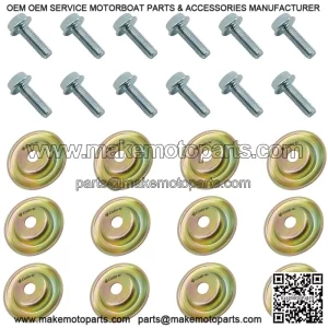 Polaris RZR XP 900 EFI 2011-2012 / M6 X 1.0 Skid Plate Screw Bolt w/ Washer