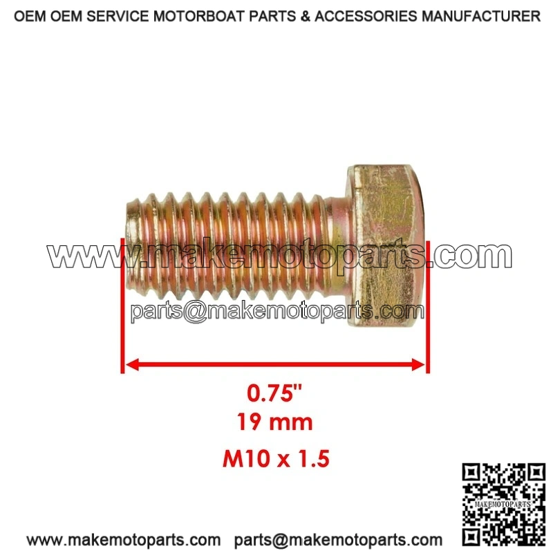 Polaris Sportsman 800 4x4 2007 2008 2009 2010 2011 8 Rear Disc Stud Bolt - Image 2