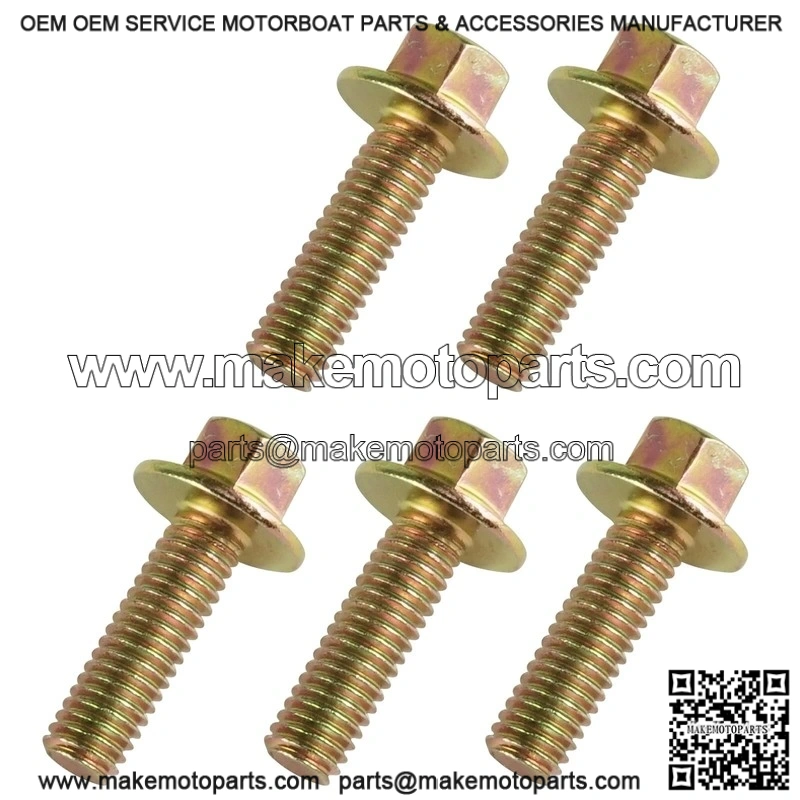 Polaris Ranger XP 900 2013 / 7518576 5x Flanged Head Clutch Bolt M6x20