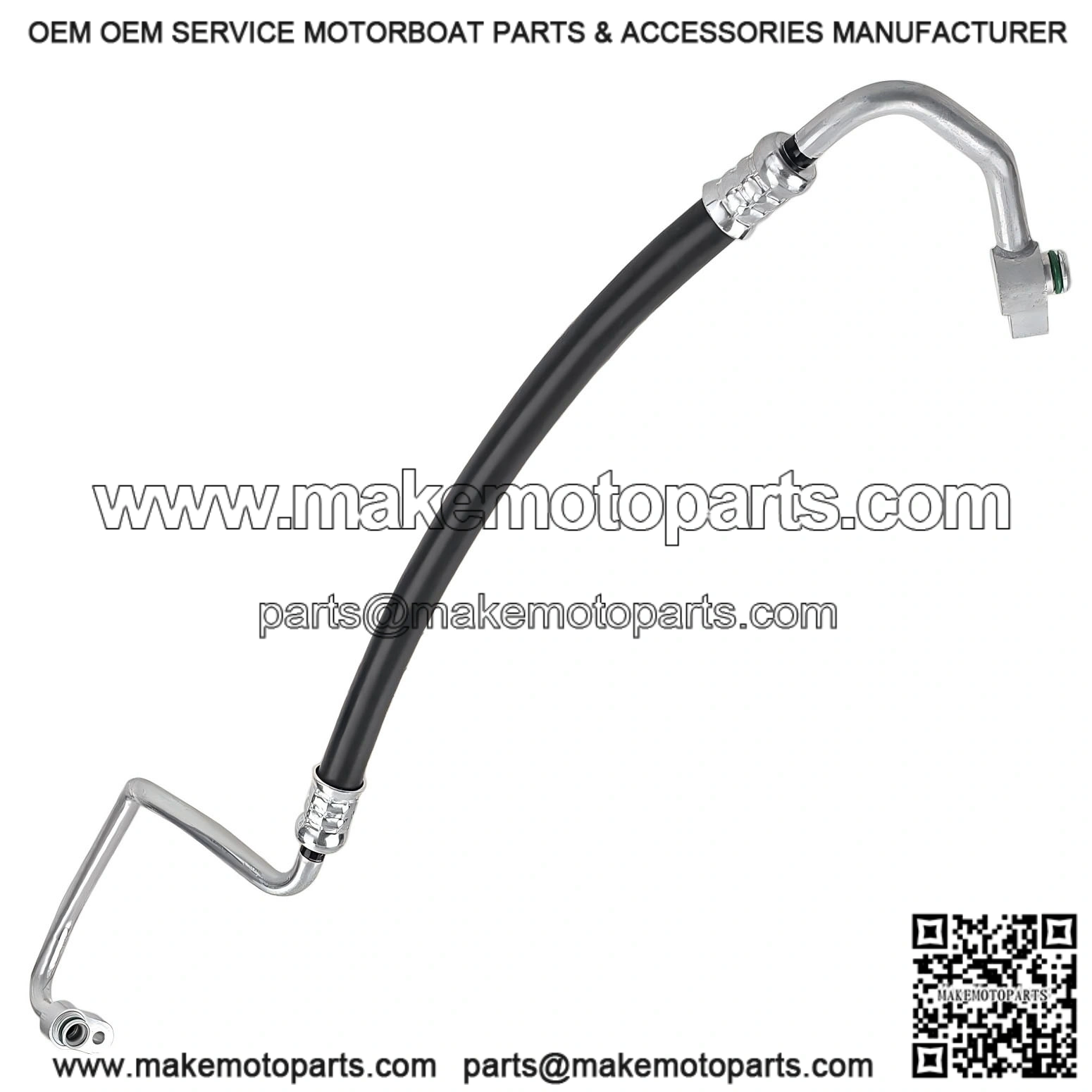 A/C Discharge Line Hose Assembly for Honda Accord 2013-2017 2.4L, Compressor to Condenser