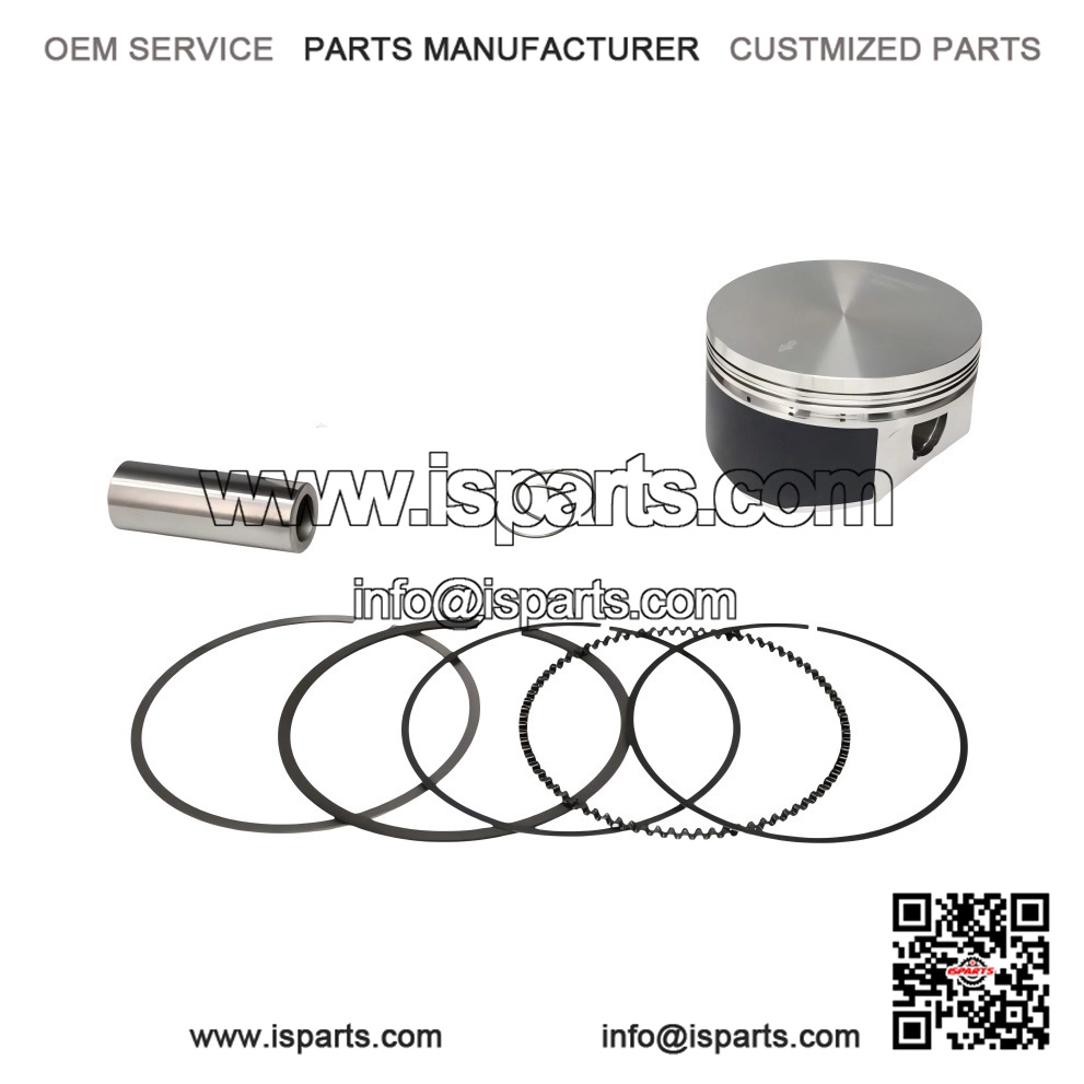 Standard Size Piston Kit for Yamaha YFM550FA Grizzly 550 (10.25:1 Compression, 92mm)