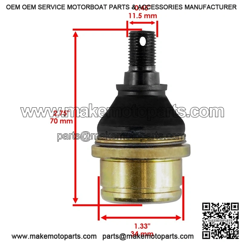 Honda Rancher 420 TRX420FM 2007-2013 Front Upper Lower Lh Rh 4x Ball Joints - Image 3
