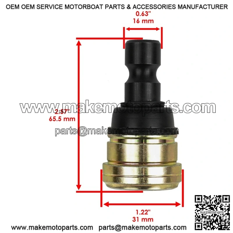 Polaris RZR 800 EFI 2008 2009 2010 2011 2012 2013 2 Upper or Lower Ball Joints - Image 2