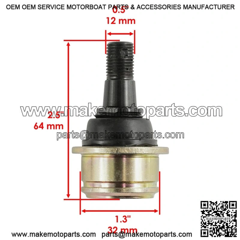 Yamaha Wolverine 350 YFM350X Sport 2006-2009 2 Upper or Lower Ball Joints - Image 2