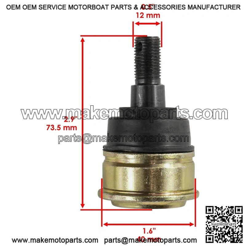 Honda TRX250EX Sportrax 2001 2002 2003-2008 4 Upper & Lower A-Arm Ball Joint - Image 3