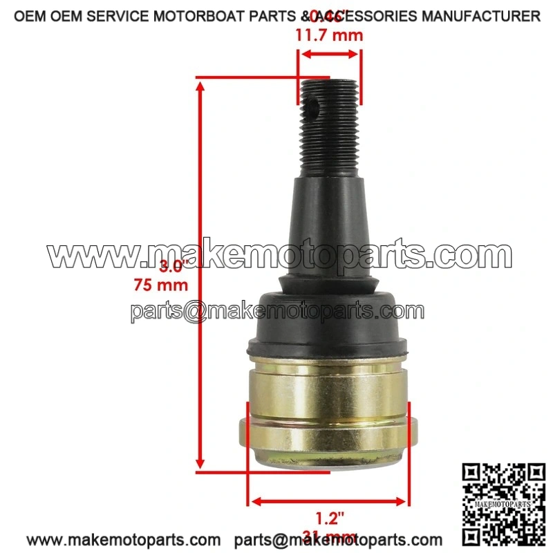 Polaris Predator 500 2003-2006 Upper And Lower Ball Joint Set 4-Ball Joints - Image 2
