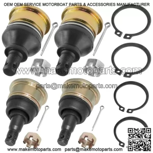 Yamaha Grizzly 700 YFM7 YFM700 2007-2012 4 Upper and Lower Ball Joints