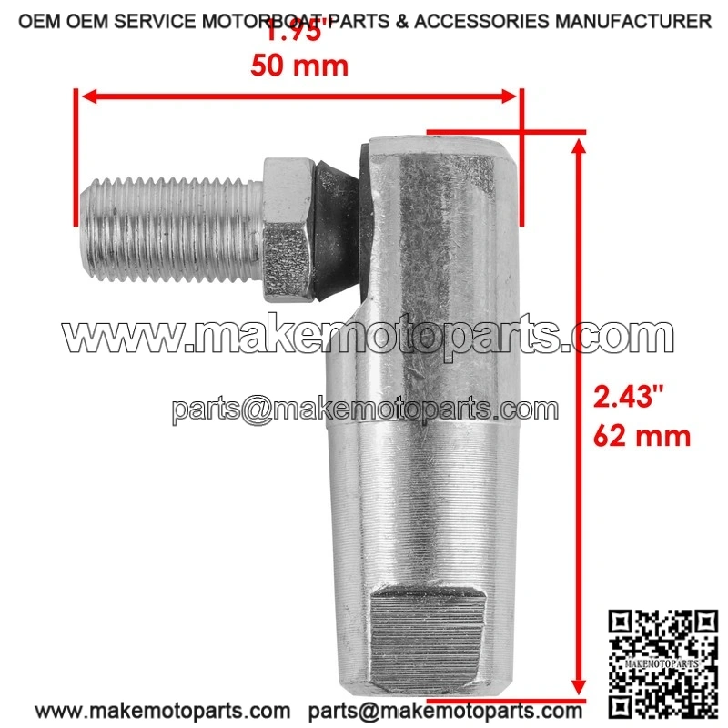 John Deere AM132814 AM120470 2 Tie Rod Ball Joint End - Image 2