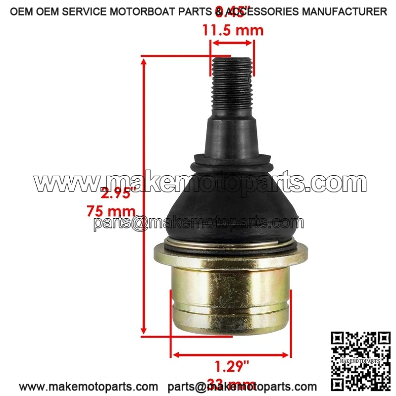Kawasaki KFX450R KSF450 2008 2009 2010 2011 2012 2013 2014 4 Upper or Lower Ball Joint - Image 2