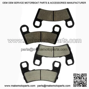 Front and Rear Brake Pad Set for Polaris RZR S 1000 EPS 2017 & RZR S 900 EPS 2015-2017