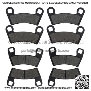 Brake Pads Set for Polaris RZR 900 S & 900 (60 INCH) 2015-2019 | Front and Rear Razor Replacement