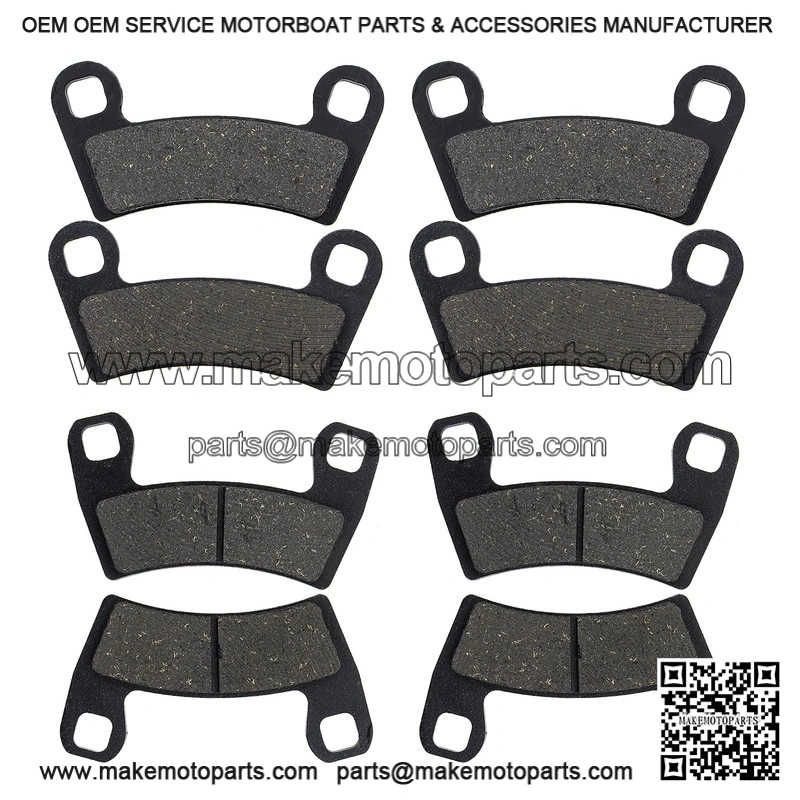 Brake Pads Set for Polaris RZR 900 S & 900 (60 INCH) 2015-2019 | Front and Rear Razor Replacement