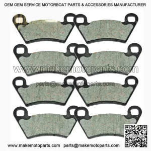 Front & Rear Brake Pads for 2011-2014 Polaris Ranger 500 Midsize 4x4 | 2012 & 2013 Models