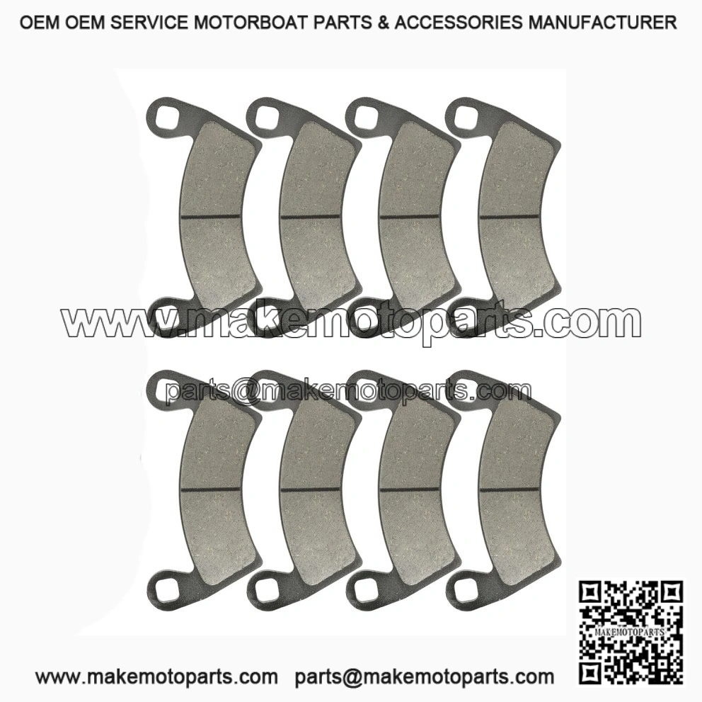 Front & Rear Brake Pads for Polaris Ranger Crew 700 EFI 4x4 (2008-2009) | Replaces OEM Part #2205949