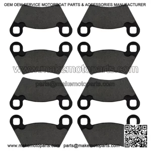 Front & Rear Brake Pads for Polaris Ranger 500, 700 2x4, 4x4, 6x6, XP, EFI, TM (2004-2009) | Universal Fit
