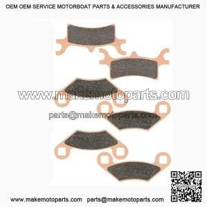 for Polaris Sportsman 700 Mv7 2004 2006 Sintered Front & Rear Brake Pads