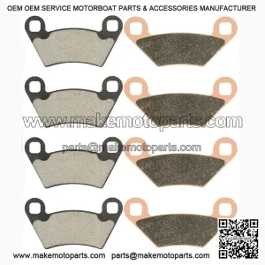 2x Front & Rear Brake Pads for Polaris Sportsman 570 X2 EPS 2015-2016 2018-2021