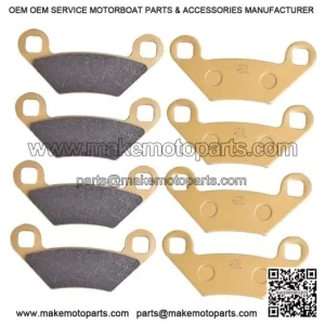 Brake Pads Kit Ceramic Fit for Polaris for Sportsman 1000 XP 2015-2021 for