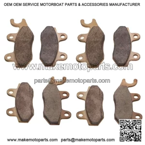 Brake Pads for  Rhino YXR700 4X4 2011-2013 Front and Rear by Race-Driven