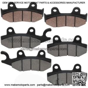 Front Rear Brake Pads for YFZ450 2012 2013 / YFZ450R 2009-2017